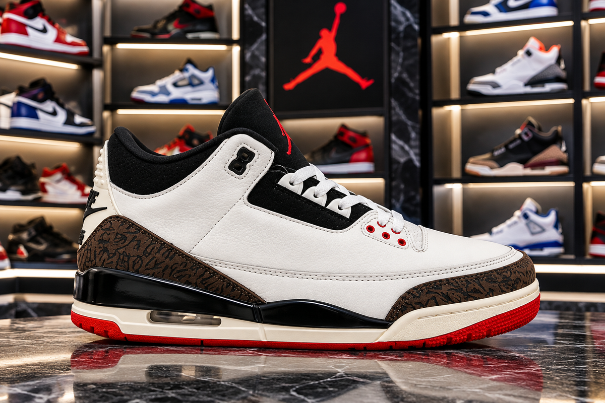 'World's Best Dad' - Air Jordan 3 Retro OG - product image from the listing.