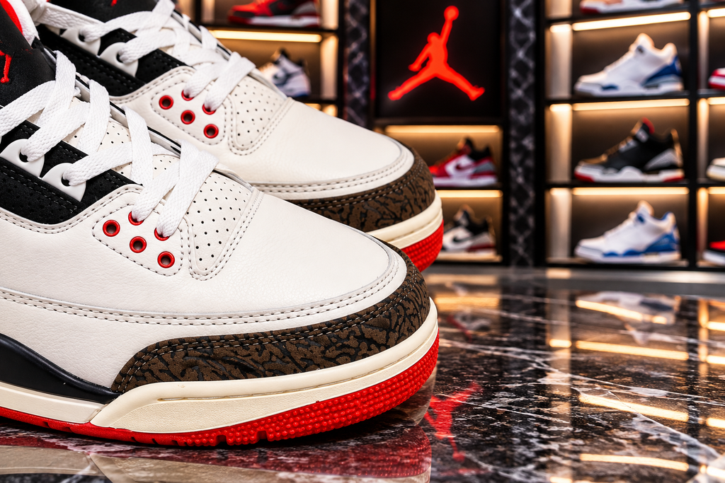 'World's Best Dad' - Air Jordan 3 Retro OG - product image from the listing.