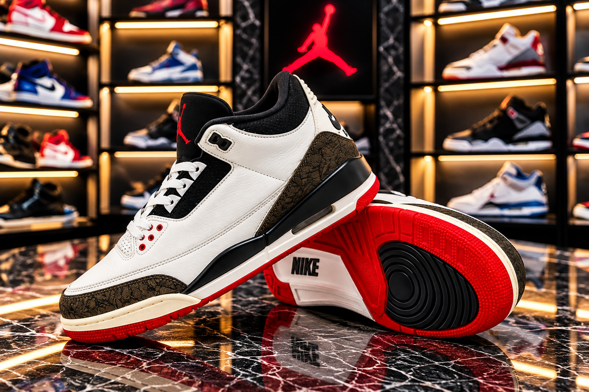 'World's Best Dad' - Air Jordan 3 Retro OG - product image from the listing.