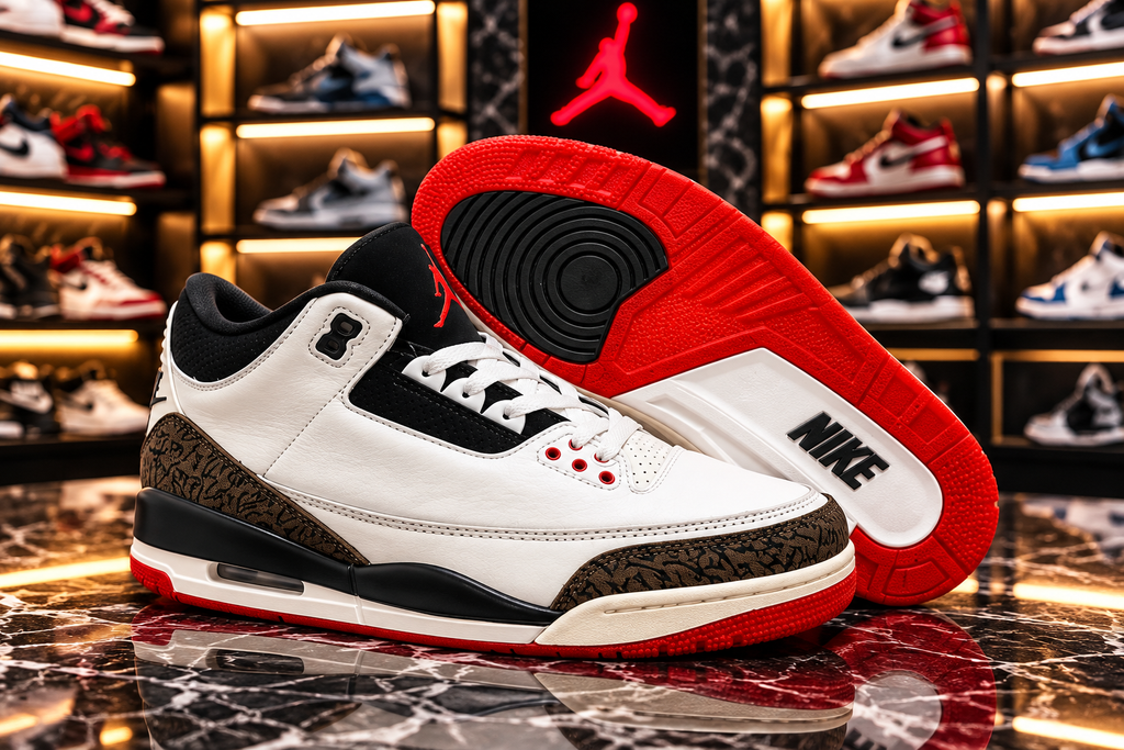 'World's Best Dad' - Air Jordan 3 Retro OG - product image from the listing.