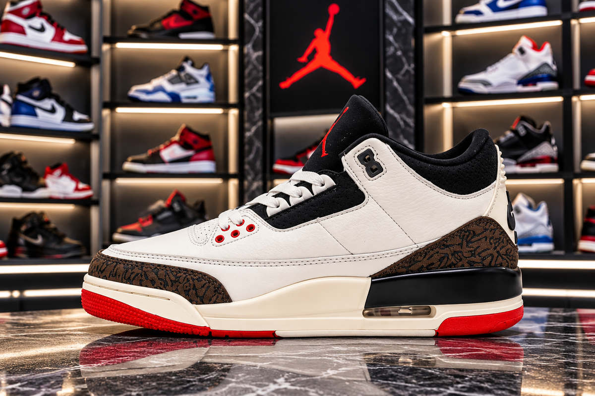 'World's Best Dad' - Air Jordan 3 Retro OG - product image from the listing.