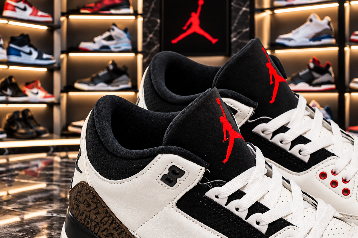 'World's Best Dad' - Air Jordan 3 Retro OG - product image from the listing.