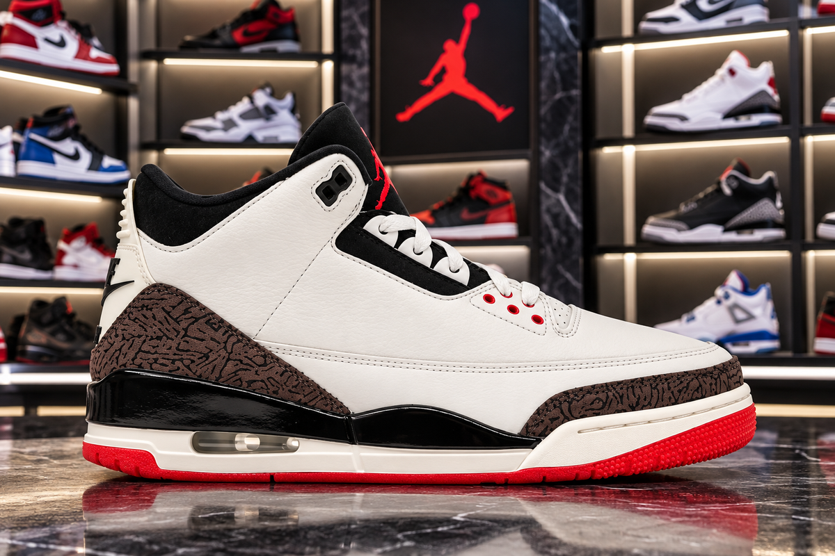 'World's Best Dad' - Air Jordan 3 Retro OG - product image from the listing.