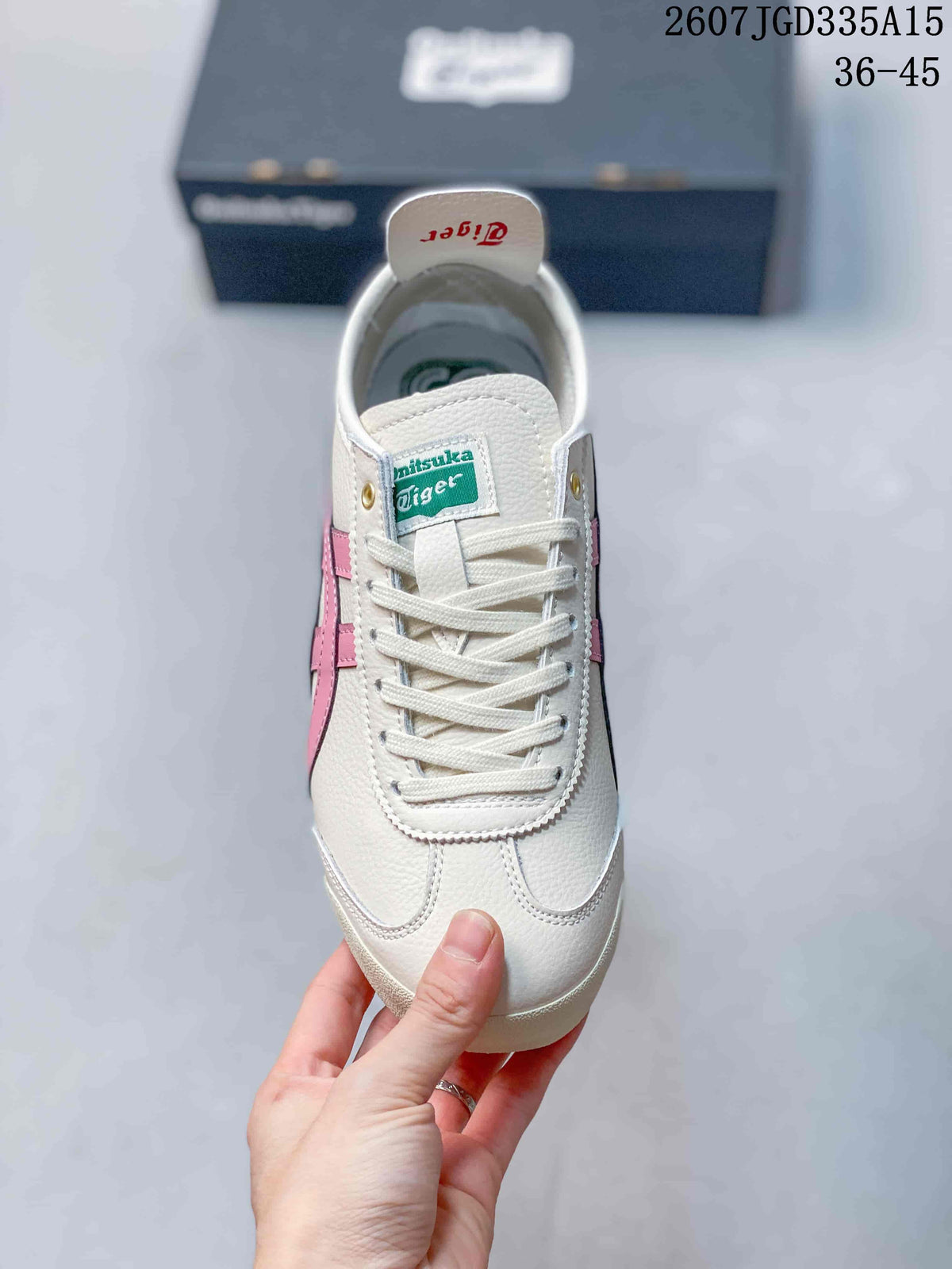 Onitsuka Tiger Mexico 66 Deluxe in White Pink 2607TGD335A15 - product image from the listing.
