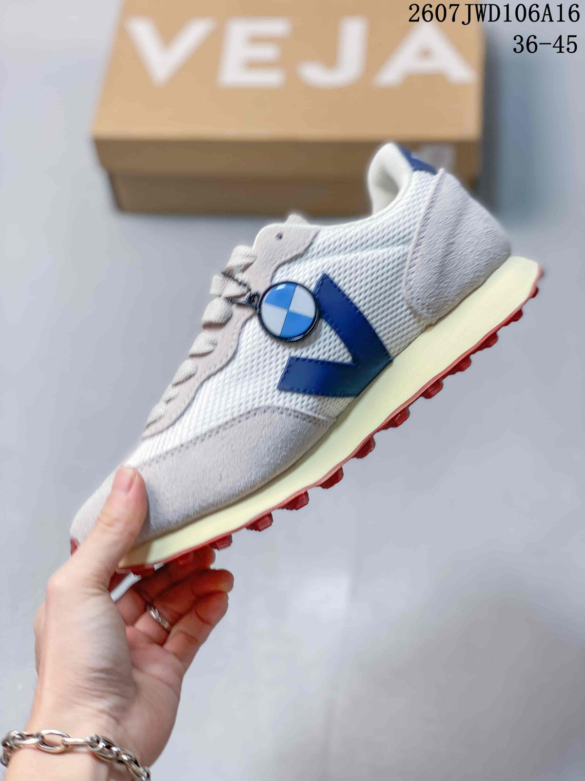 VEJA Rio Branco Alveomesh Sneakers in White Blue - product image from the listing.