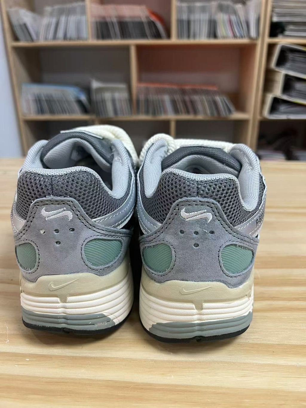 Grey and Black Nike P-6000 Retro Sneakers - product image from the listing.