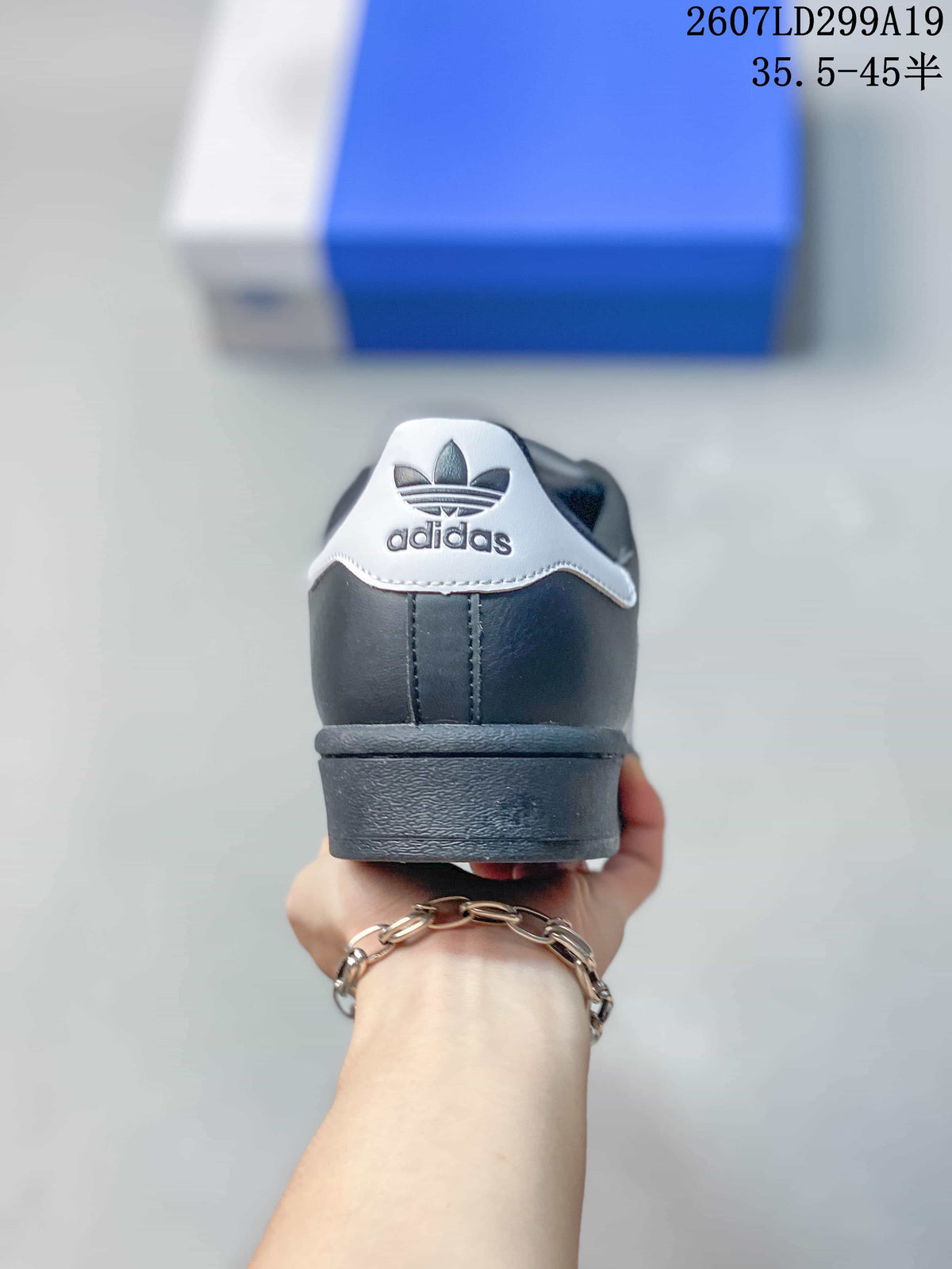 adidas Superstar Sneakers in Black White 2607LD299A19 - product image from the listing.