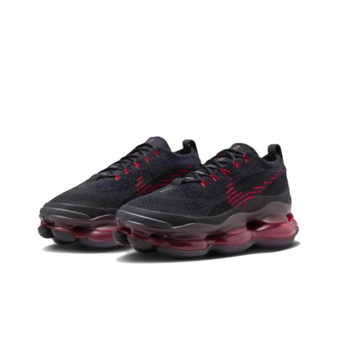 Nike Air Max Scorpion Sneakers in Black and Red DJ4701-004 - product image from the listing.