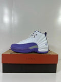 Air Jordan 12 Retro White Purple CT8013-150 Sneakers - product image from the listing.