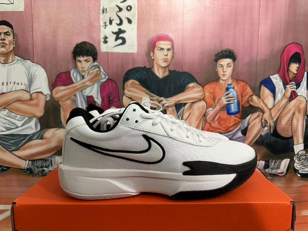 Nike Basketball Shoes in White Black - product image from the listing.
