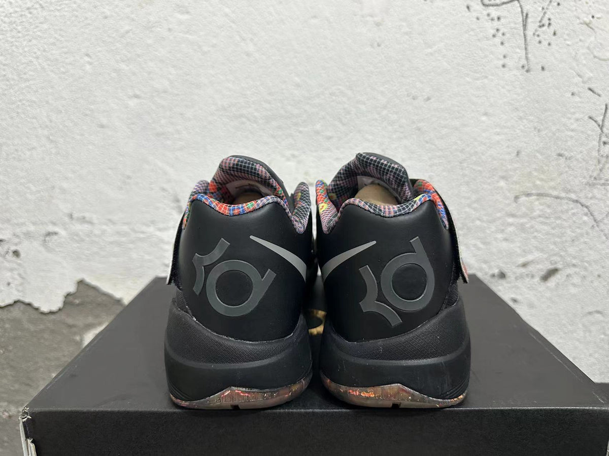 Black and Multicolor Nike KD Basketball Shoes - product image from the listing.