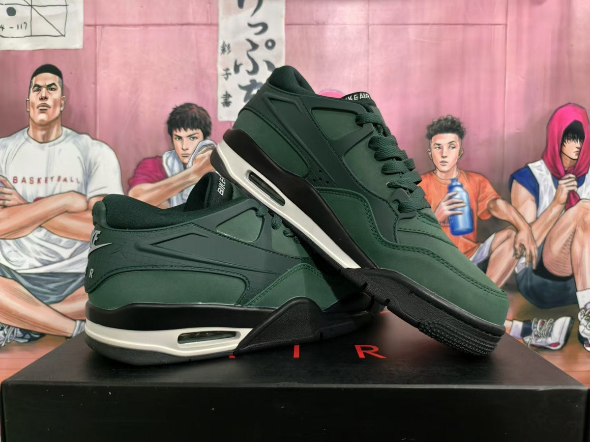 Nike Air Flight 89 Basketball Sneakers in Green - product image from the listing.