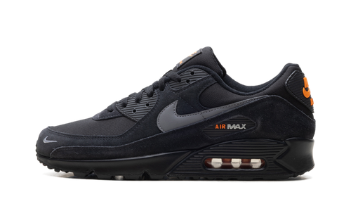 "Black Metallic Cool Grey Orange" Air Max 90 DO6706 010 - product image from the listing.