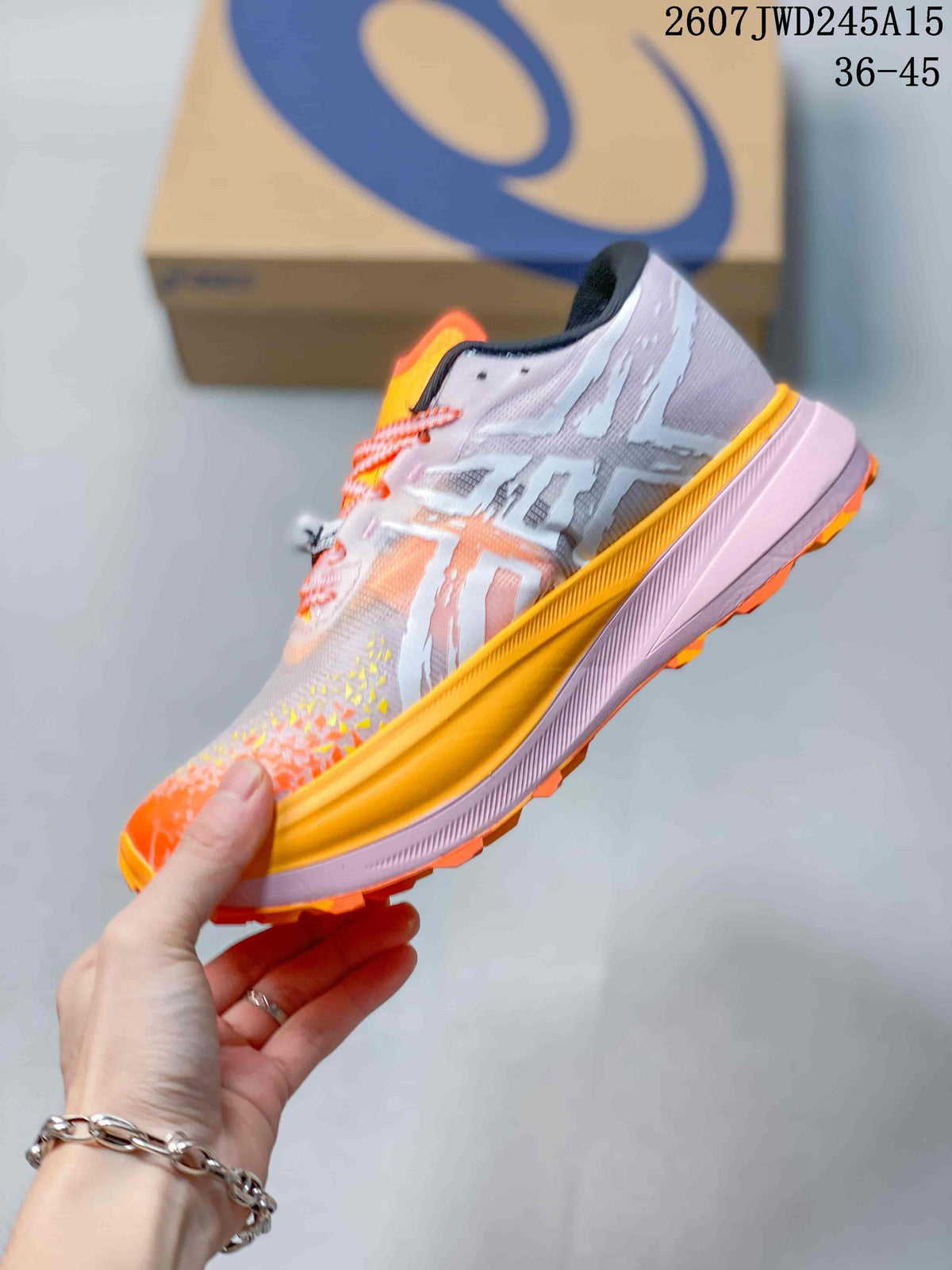 ASICS GEL-MAGIC SPEED 4 Running Shoes in Pink Orange - product image from the listing.