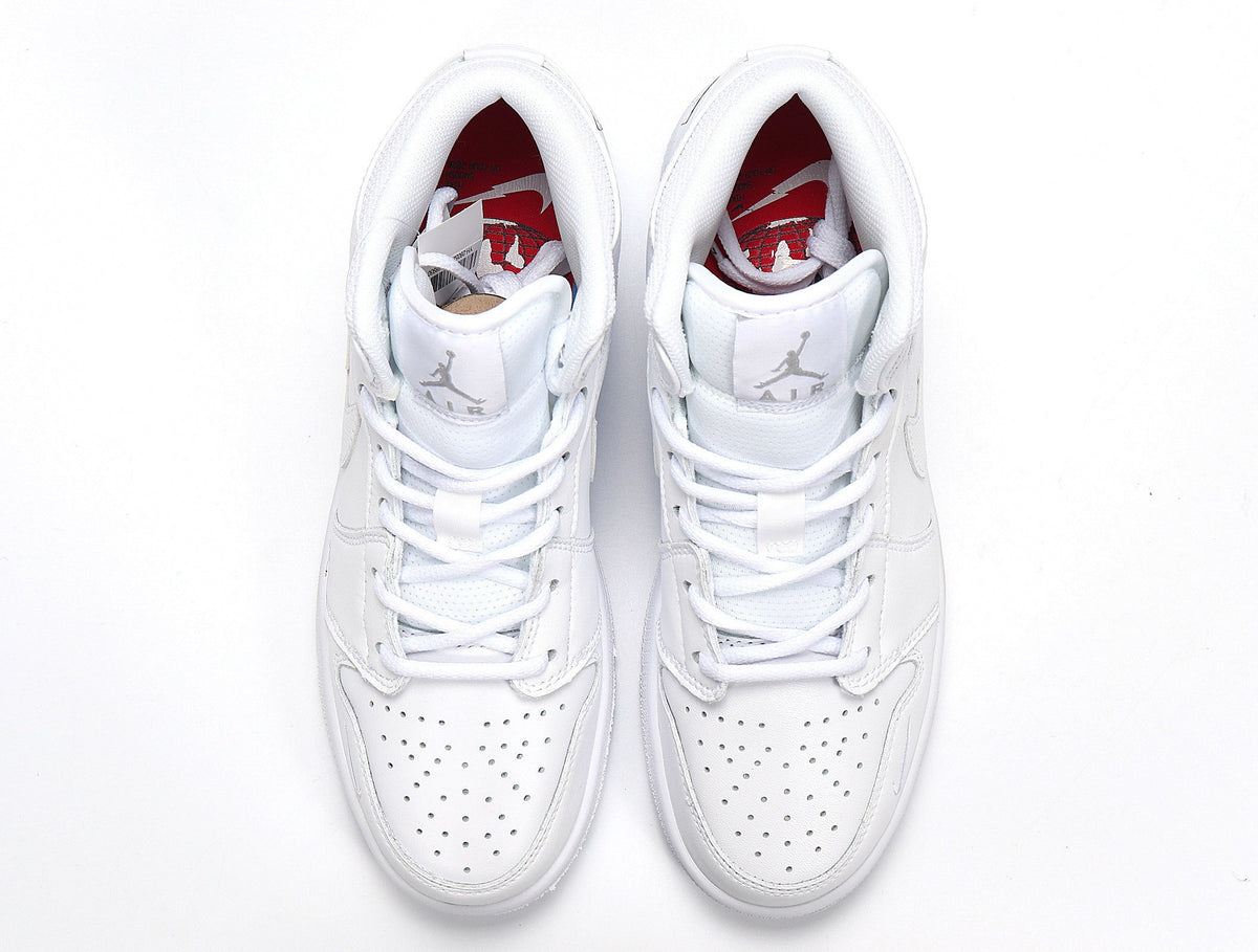 Jordan 1 High Basketball Sneakers in White CW7589-100 - product image from the listing.