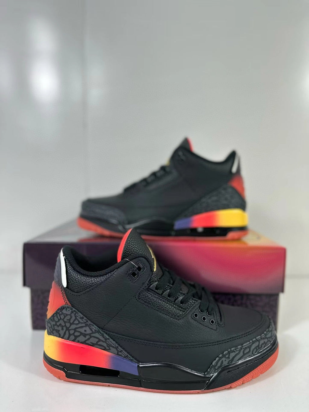 Air Jordan 3 Rio Sneakers Black FN0344-001 - product image from the listing.