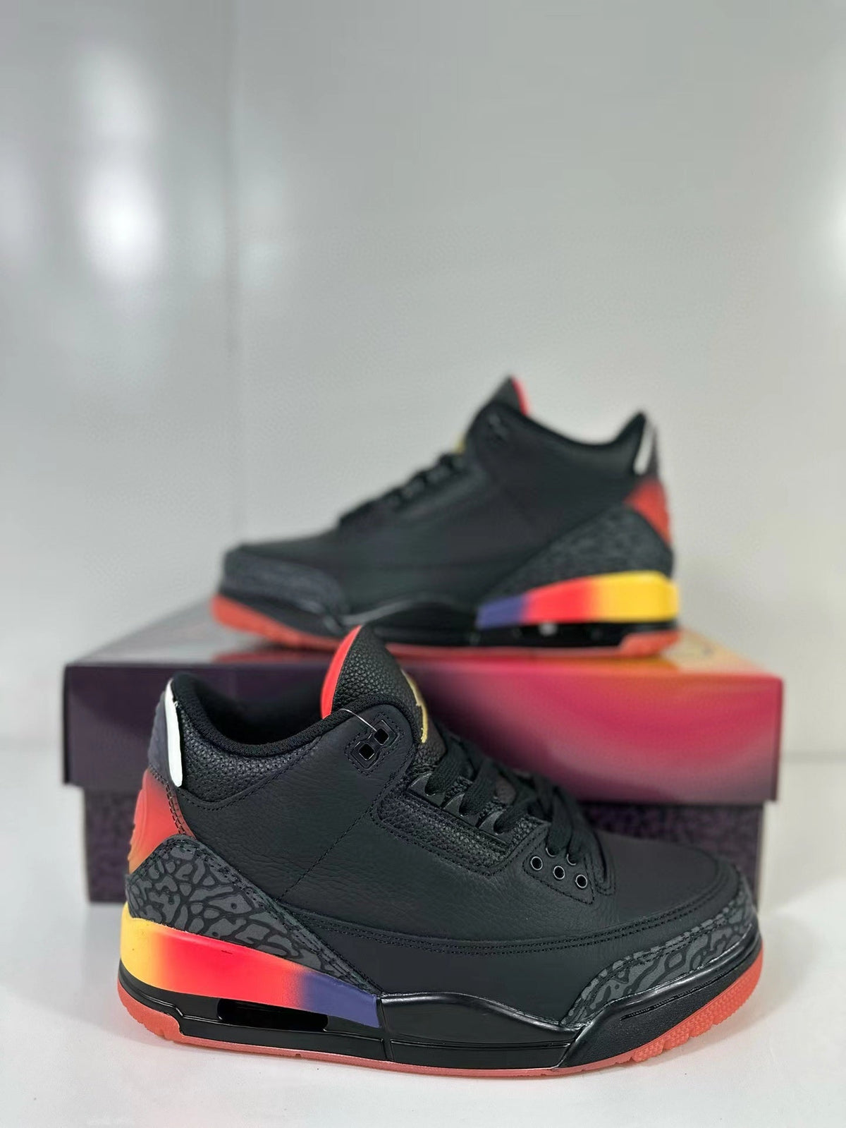 Air Jordan 3 Rio Sneakers Black FN0344-001 - product image from the listing.