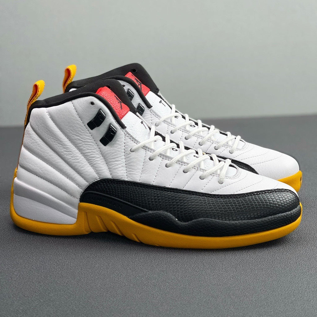 Air Jordan 12 25 Years in China White Black Yellow DR8887-100 - product image from the listing.