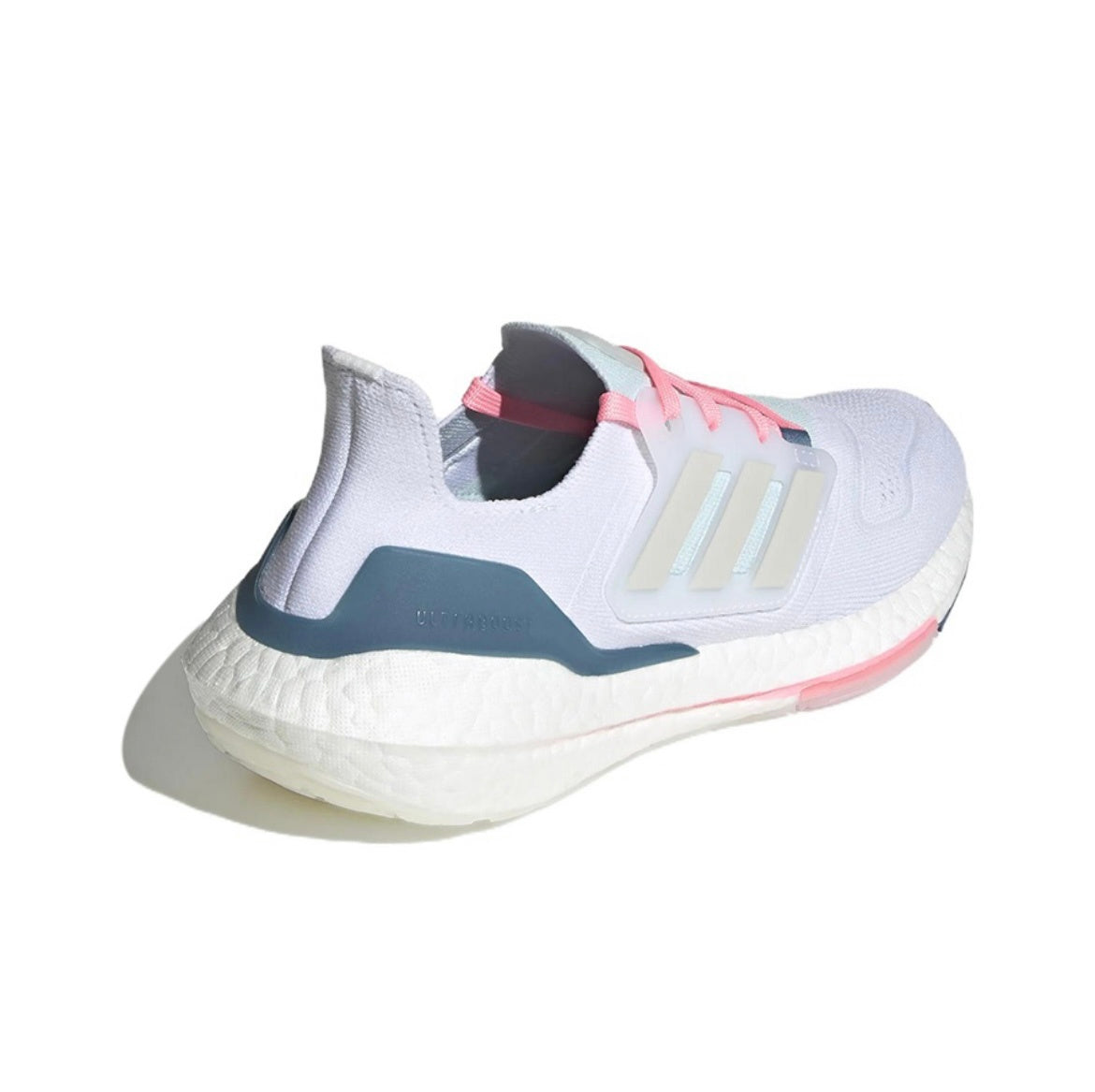 adidas UltraBoost 22 Sneakers GX5929 in White Blue Pink - product image from the listing.