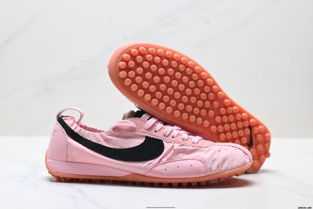 Pink and Black Nike Jacquemus Low-Profile Sneakers - product image from the listing.