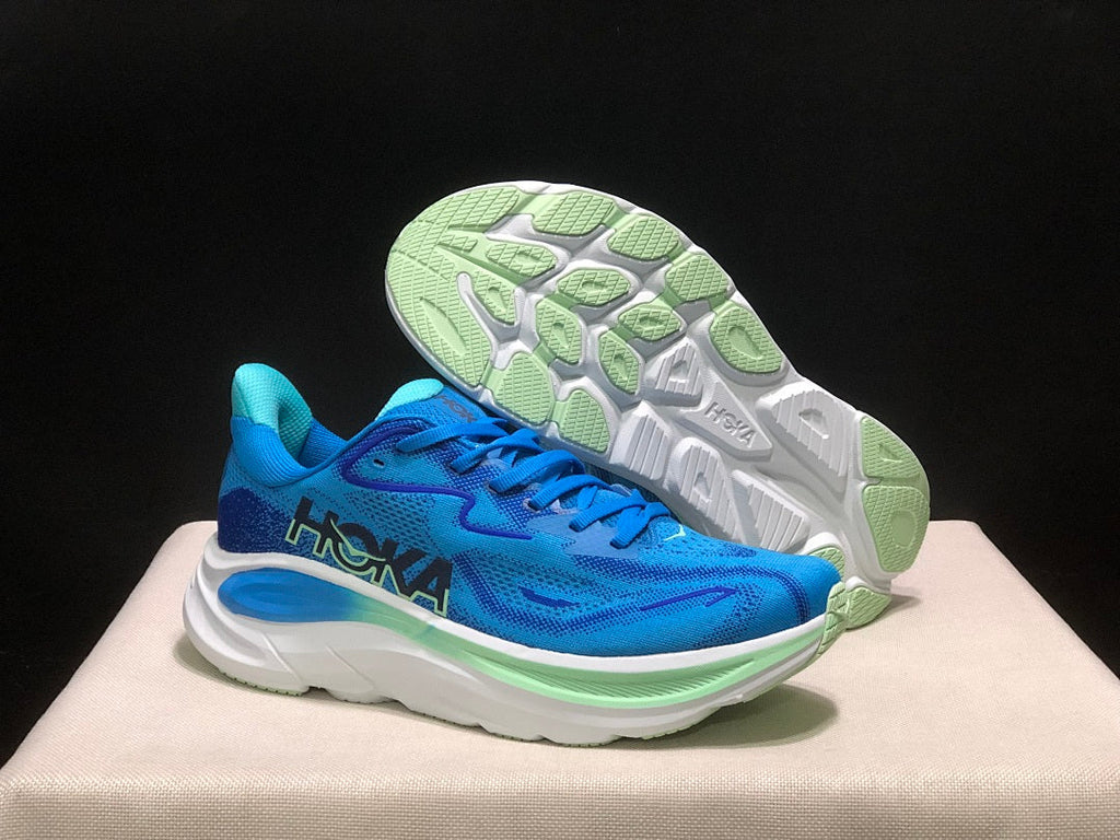 HOKA Clifton 10 Running Shoes in Blue - product image from the listing.