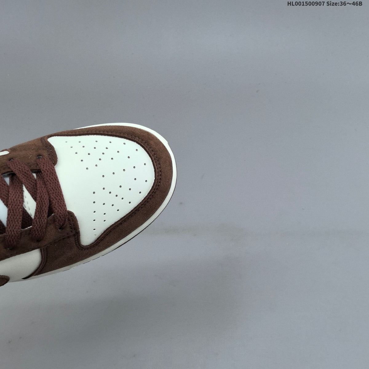Brown and White Nike Dunk SB Low Sneakers - product image from the listing.