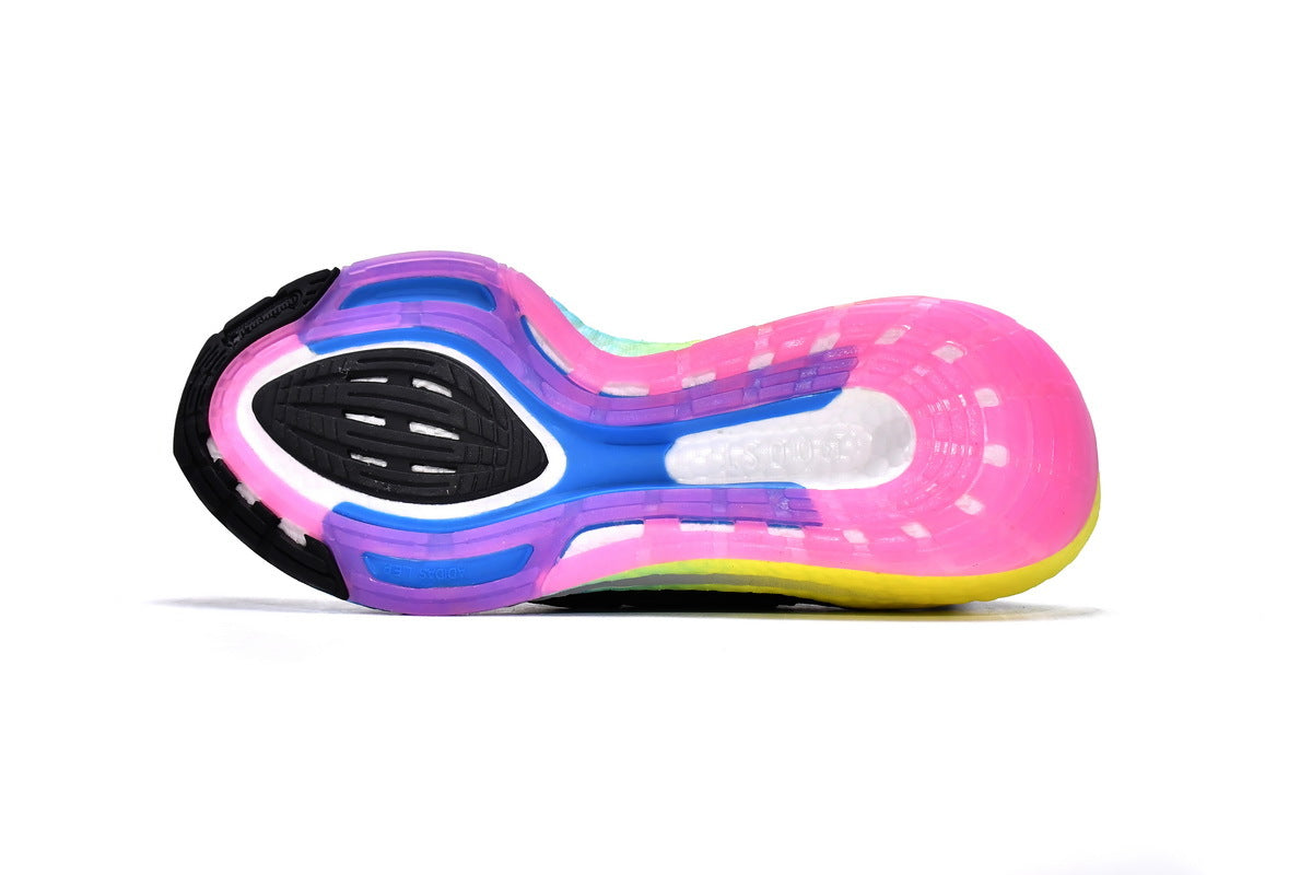 adidas UltraBoost 22 Running Shoes in Black Yellow GV8829 - product image from the listing.