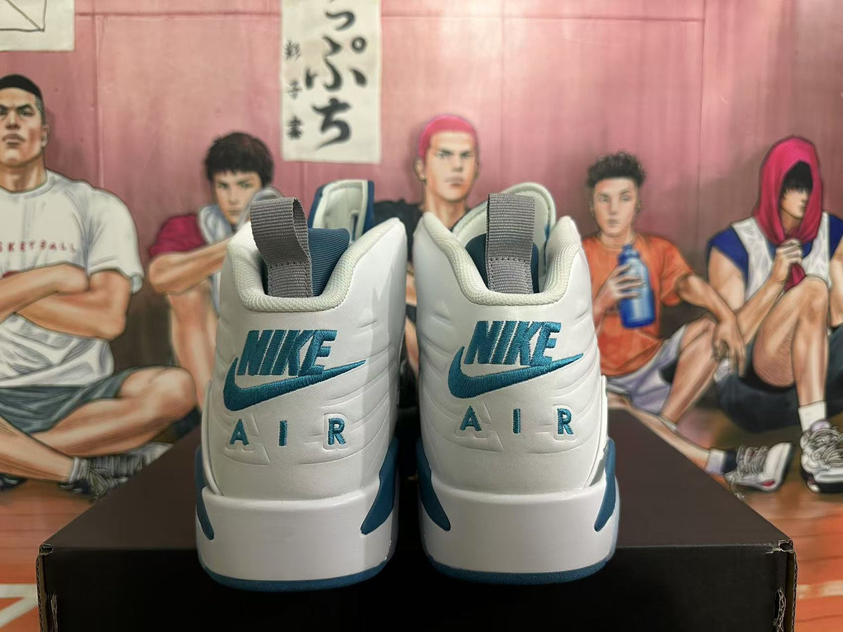 Air Jordan 6 White and Blue High-Top Sneakers - product image from the listing.