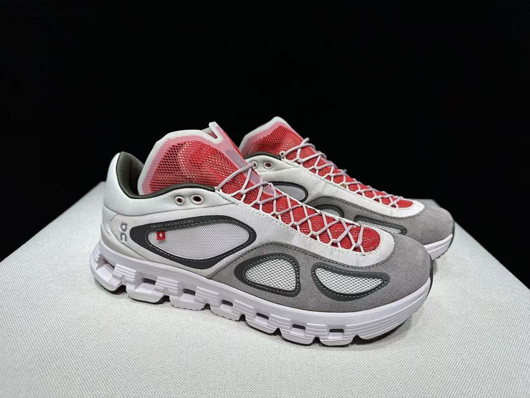 On Cloud X FKA Twigs Sneakers, in Gray and Red - product image from the listing.