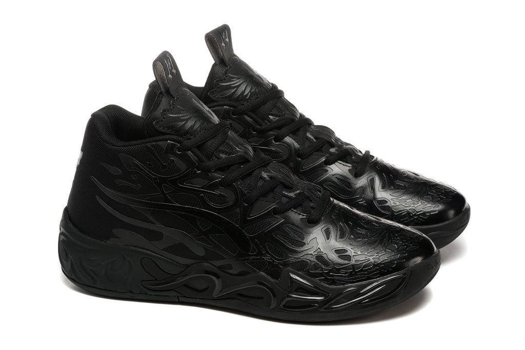 PUMA LaMelo Ball MB.02 Basketball Shoes in Black - product image from the listing.