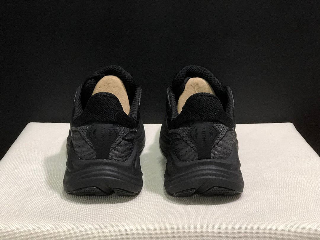 HOKA Clifton 10 Running Sneakers in Black - product image from the listing.