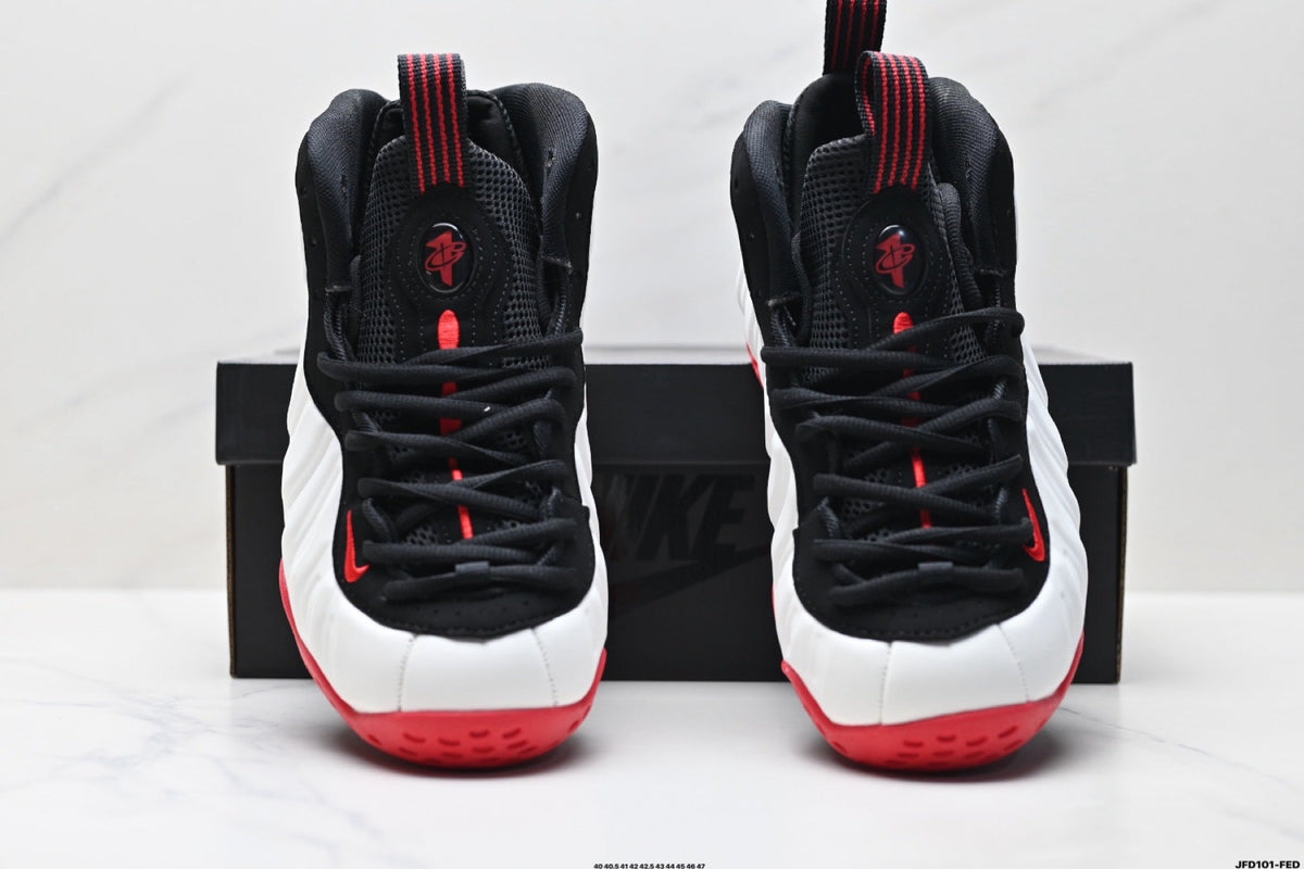 Nike Air Foamposite One Penny Hardaway Sneakers in Red Black - product image from the listing.