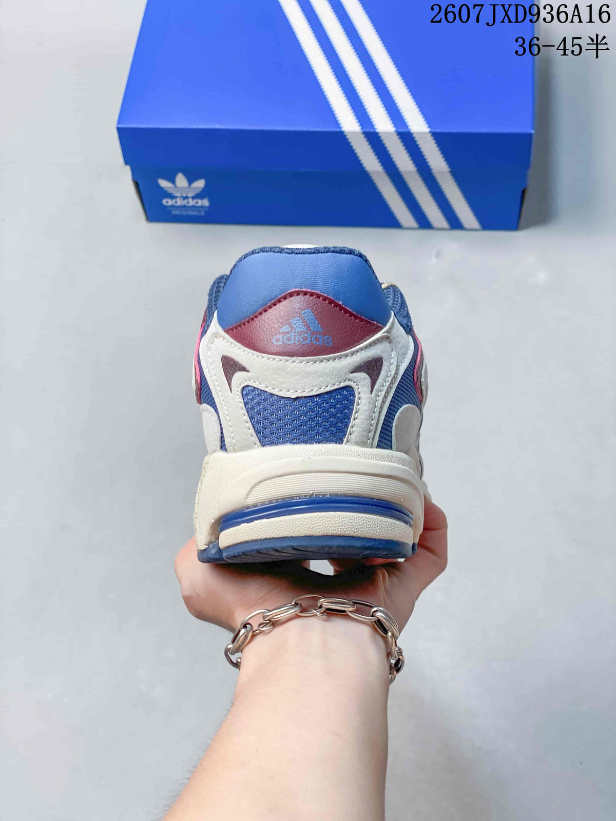 adidas Response CL Bad Bunny Sneakers in Blue Cream Burgundy - product image from the listing.