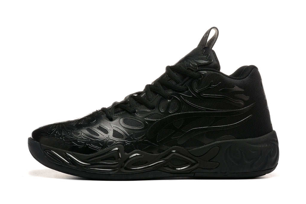 PUMA LaMelo Ball MB.02 Basketball Shoes in Black - product image from the listing.