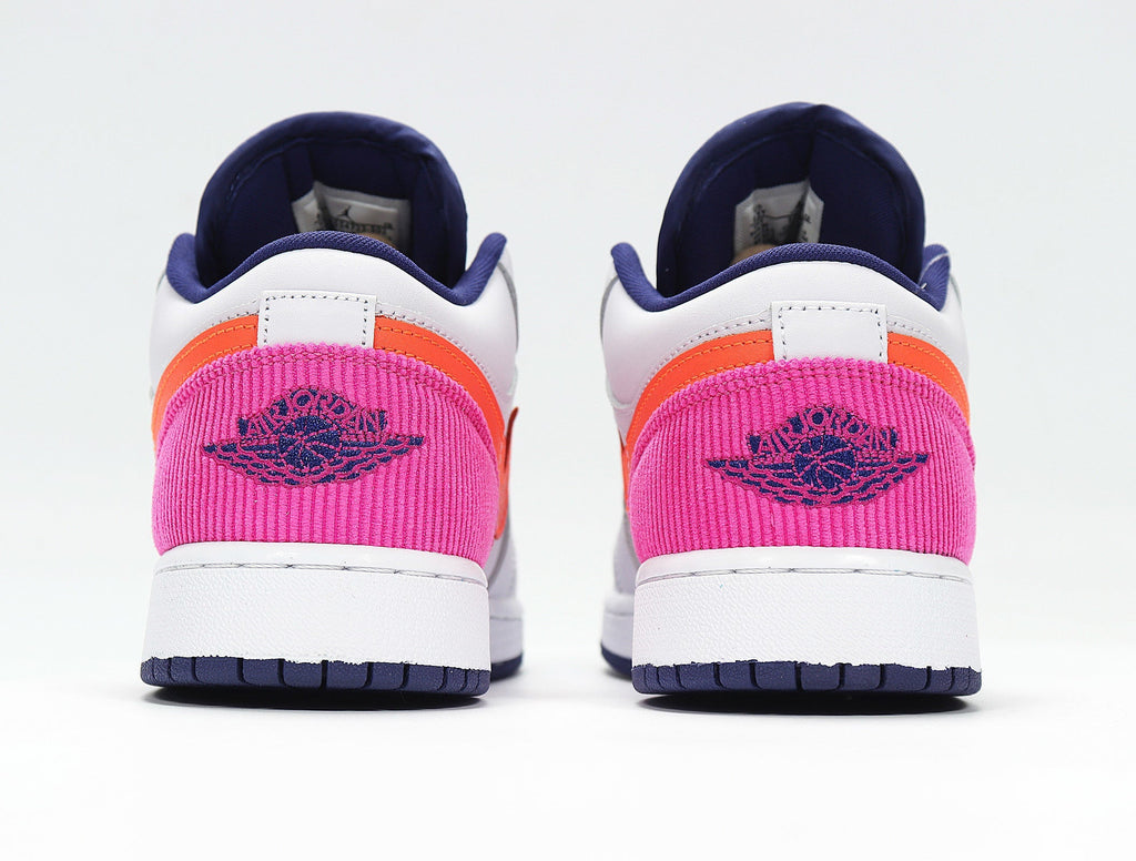Nike Air Force 1 Low Sneakers, in White Pink Orange 554723-502 - product image from the listing.
