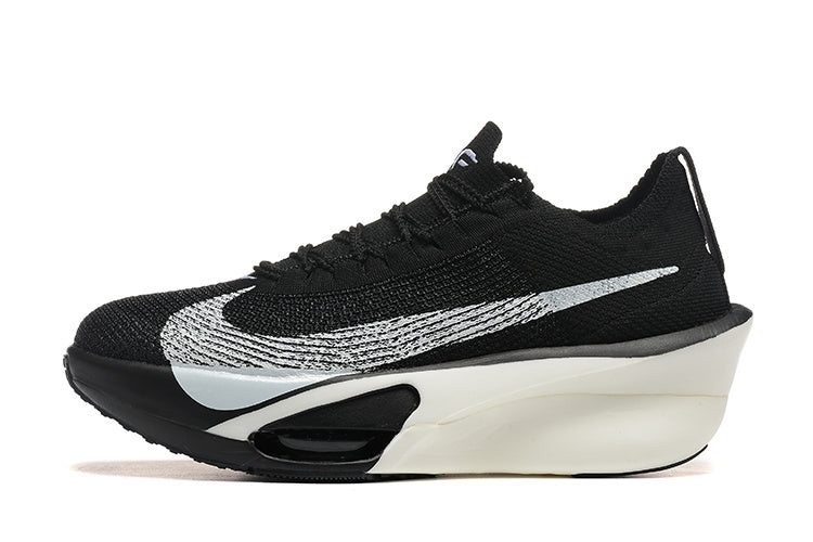 Nike Air Zoom Alphafly Next% Running Shoes in Black White - product image from the listing.