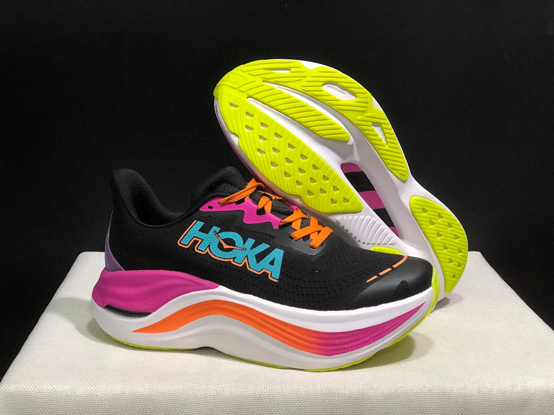 HOKA Skyward X Shoes for Running in Black Multi - product image from the listing.