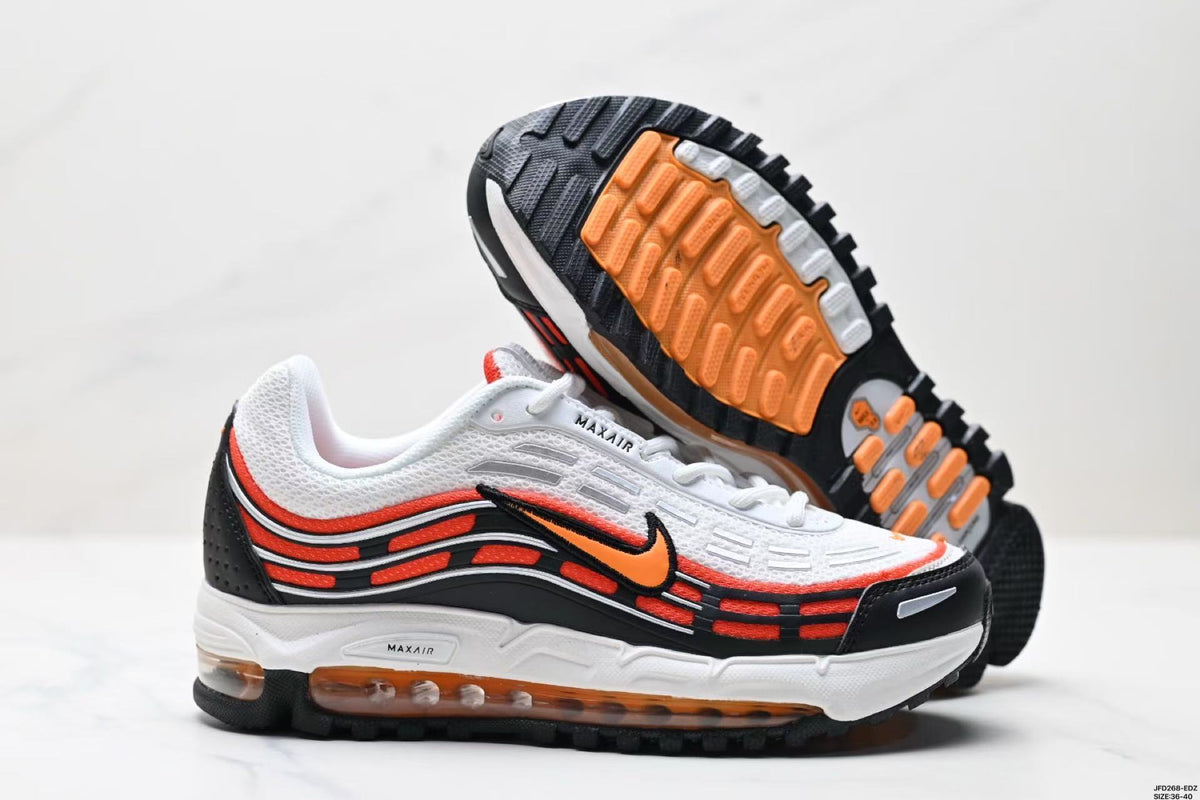 Nike Air Max 2021 Sneakers in White Orange Black - product image from the listing.
