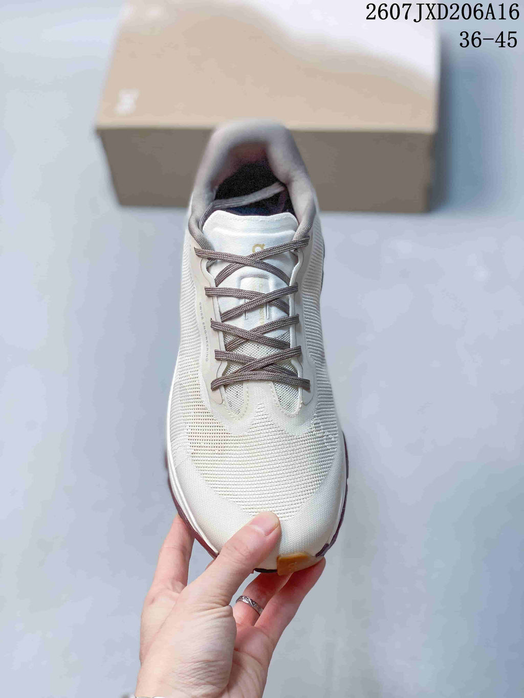 Women's On Cloudmonster 3 Hyper Running Shoes White - product image from the listing.