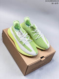 Adidas Yeezy Boost 350 V2 Sneakers in Green White - product image from the listing.