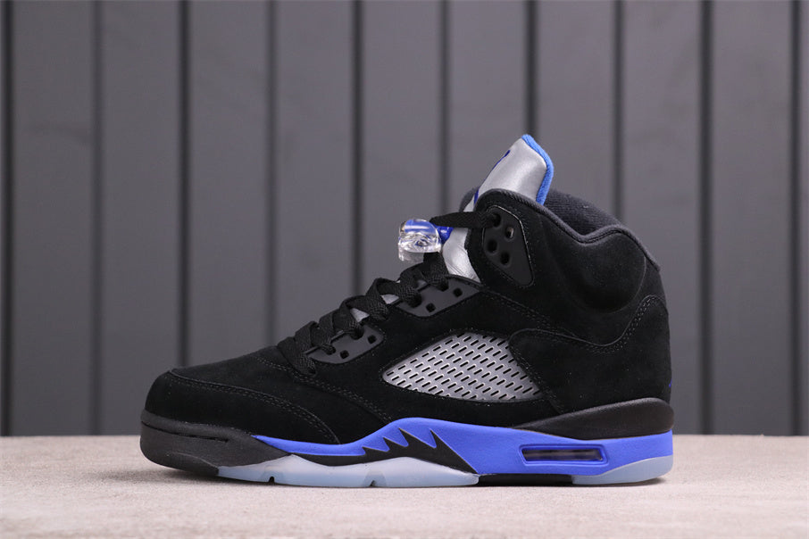Air Jordan 5 Stealth 2.0 Sneakers in Black Blue CT4838-004 - product image from the listing.