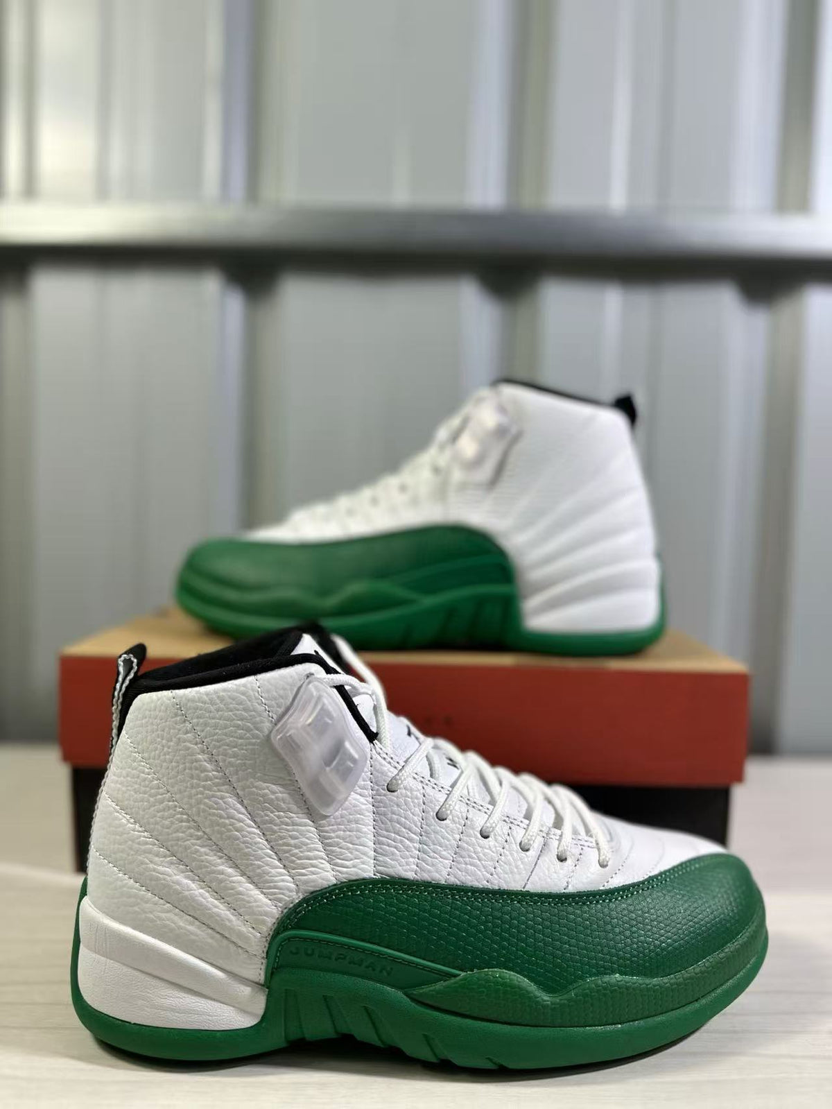 Air Jordan 12 Retro White Green CT8013-103 - product image from the listing.