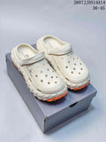 Balenciaga Tire Clog Sandals Off-White in Orange 2607JJD514A14 - product image from the listing.