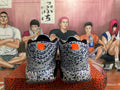 Nike Basketball Footwear, Gray and Orange Speckled Design - product image from the listing.