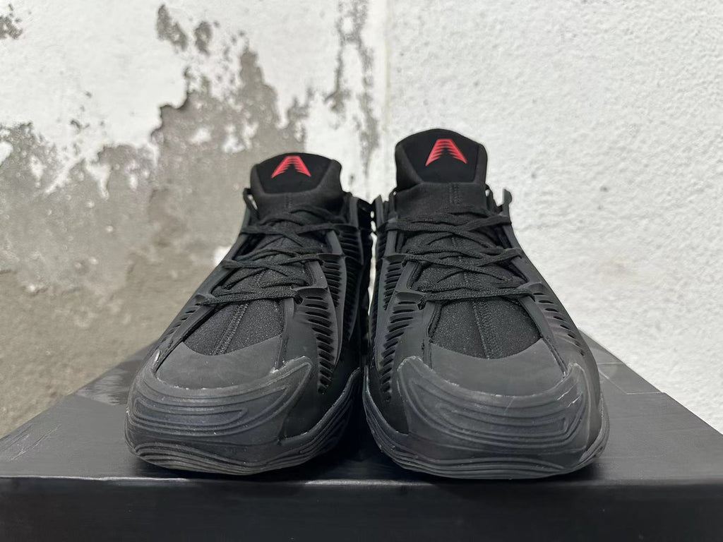 Adidas Black Trainers with Sculpted Side Panels - product image from the listing.