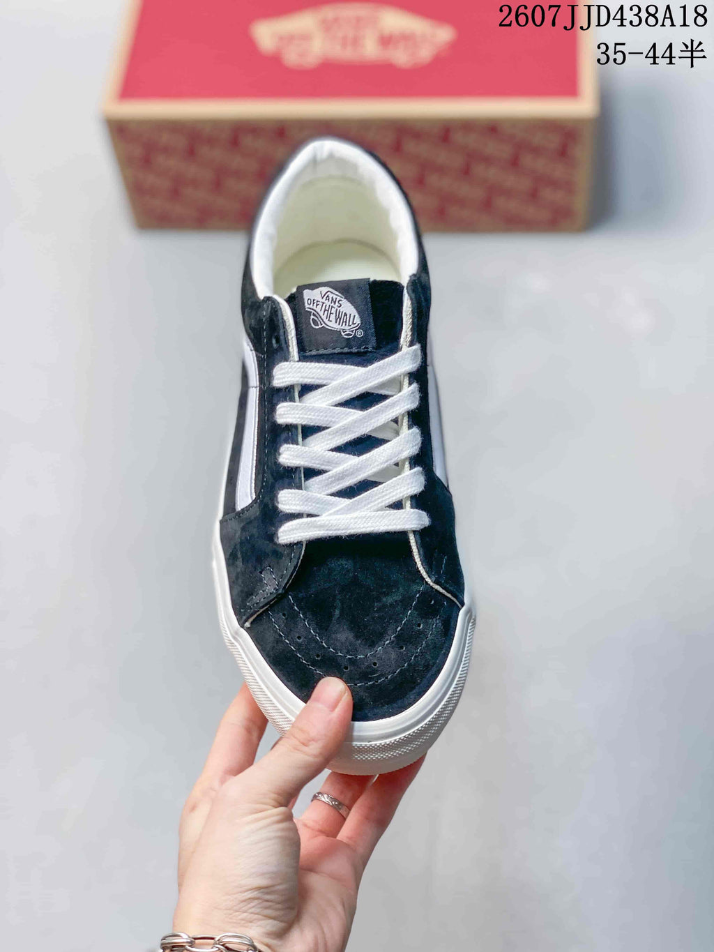 Vans SK8-Low Low-Top Sneakers in Black 2607JJD438A18 - product image from the listing.