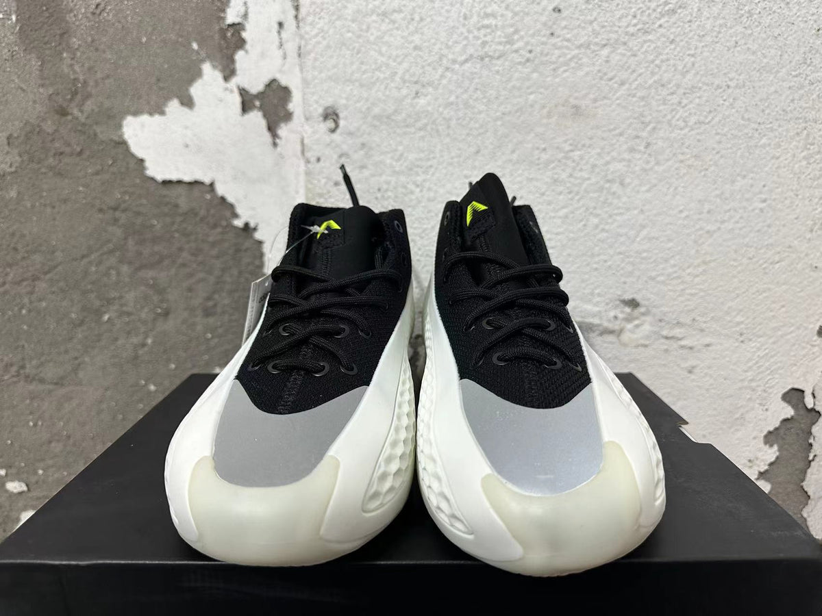 Adidas Harden Vol. 8 Basketball Shoes Black White Neon in Green - product image from the listing.
