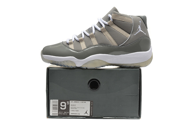 Air Jordan 11 Retro High-Top Basketball Shoes Grey - product image from the listing.