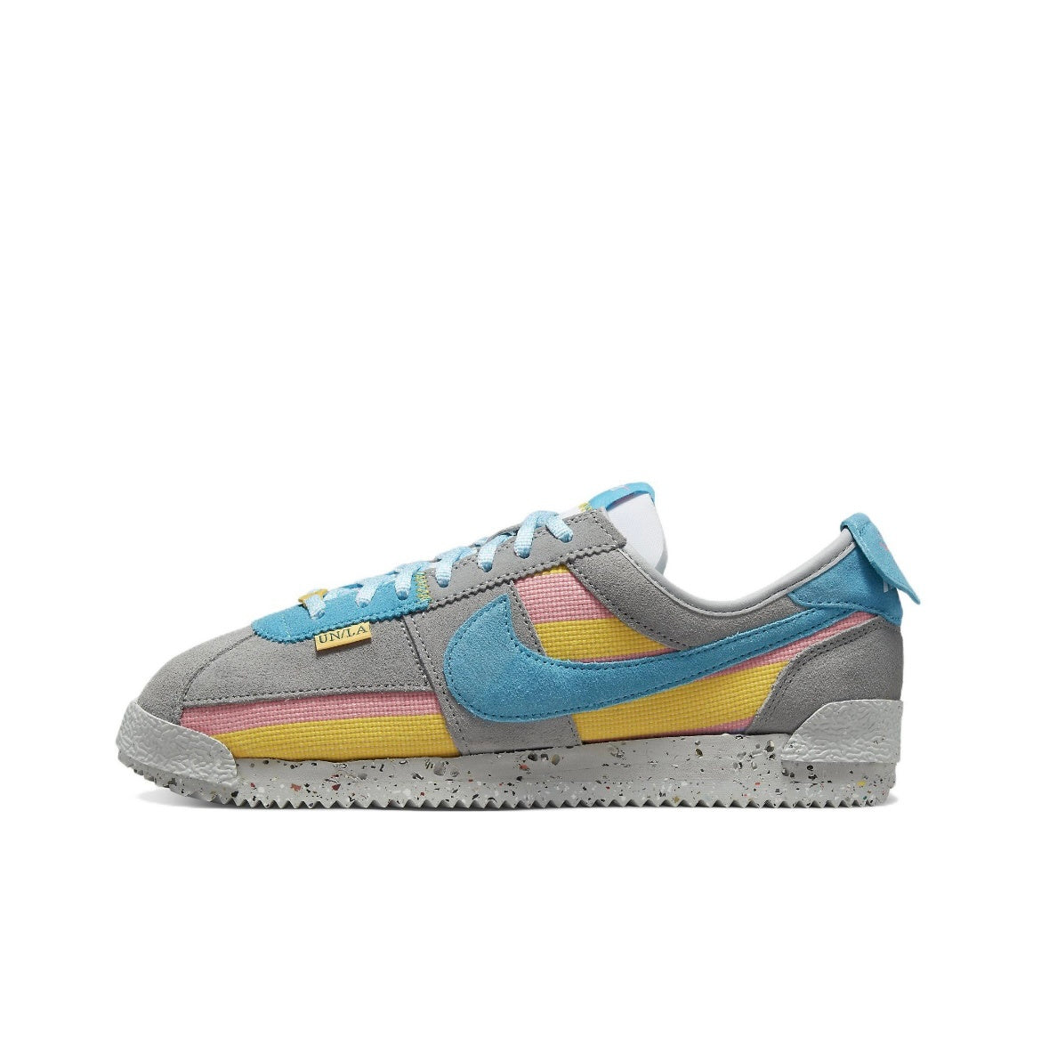 Nike Cortez SP Union LA Sneakers in Light Smoke Grey DR1413-002 - product image from the listing.