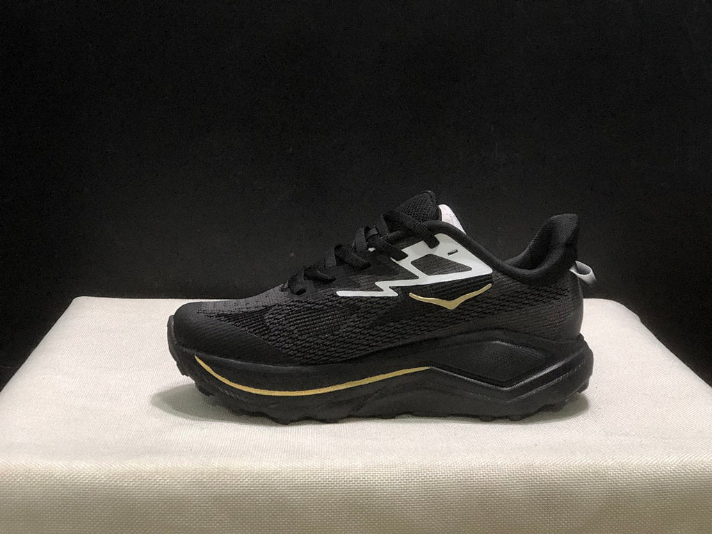 HOKA Challenger 8 Trail Running Shoes in Black - product image from the listing.